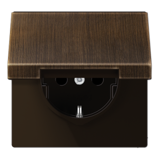 Розетка штепсельная Schuko Jung ME1520KIKLAT