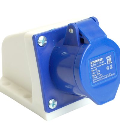 Розетка стационарная Stekker RST16-113-44 49432