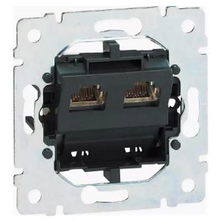 Розетка телефонная 2хRJ11 Legrand Galea Life 775939