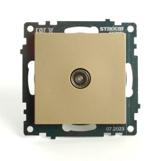 Розетка телевизионная 1-местная Stekker Катрин GLS00-7108-08 49228