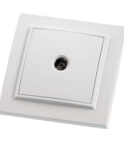 Розетка телевизионная Feron Stekker Эрна белый PST00900801 39048