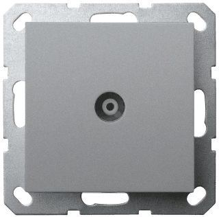 Розетка TV-FM Jasmart оконечная S коннектор G6204S