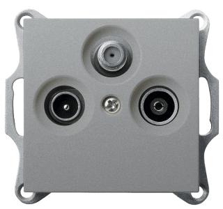 Розетка TV-FM-SAT Jasmart распределительная S коннектор G6207S