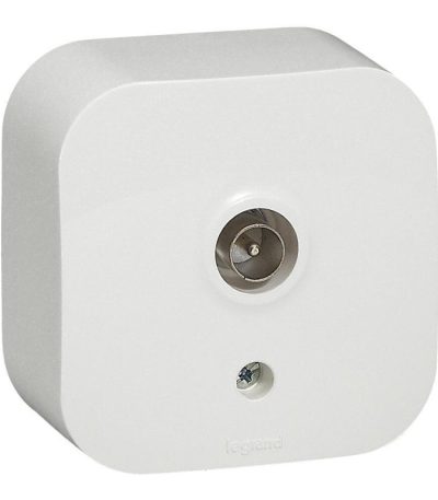 Розетка TV Legrand Quteo белая 782215