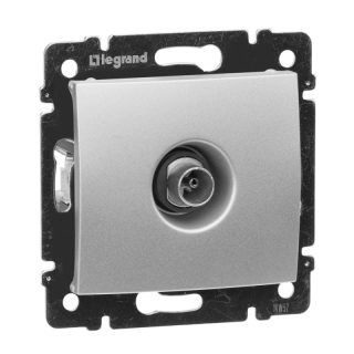 Розетка TV Legrand Valena Звезда алюминий 770129