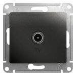 Розетка TV оконечная 1DB Systeme Electric Glossa Антрацит GSL000791