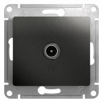 Розетка TV проходная 4DB Systeme Electric Glossa Антрацит GSL000792