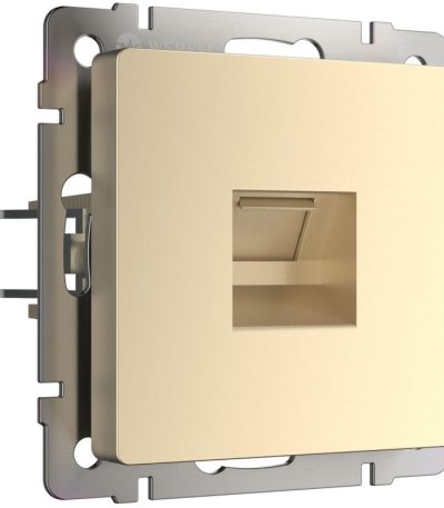 Розетка Werkel Ethernet RJ-45 шампань W1181011 4690389157479