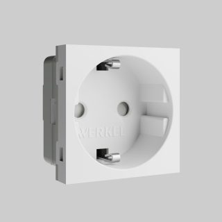 Розетка Werkel модульная Slot с заземлением и шторками 4690389211744 W1171160 a069368