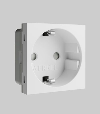 Розетка Werkel модульная Slot с заземлением и шторками 4690389211744 W1171160 a069368
