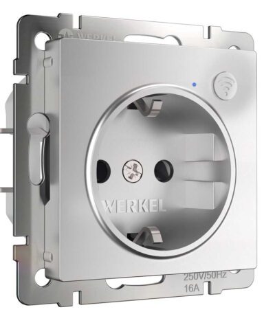Розетка Wi-Fi Werkel серебряный W1171606 4690389176074