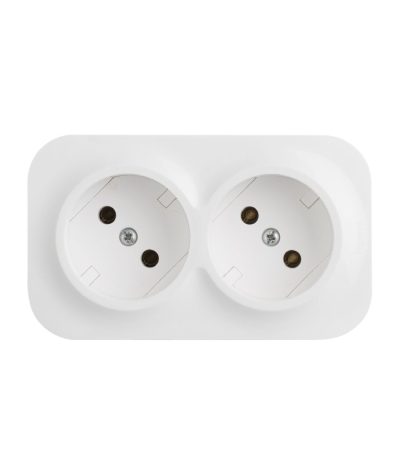 Розеточный блок двойной б/з Legrand Quteo 782231