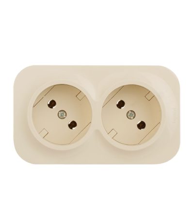 Розеточный блок двойной б/з Legrand Quteo 782261