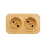 Розеточный блок двойной с/з Legrand Quteo 782293