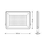 Прожектор светодиодный Gauss Qplus 200W 6500К 613100200