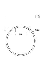Потолочный светильник Maytoni Rim MOD058CL-L50W3K