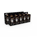 Лампа светодиодная филаментная диммируемая Gauss E27 9W 3000К матовая 105202109-D