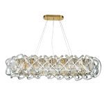 Подвесная люстра Indigo Braccia 12007/12PL Gold V000400