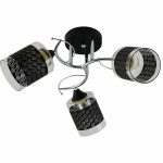 Люстра на штанге Reluce 01316-0.3-03 BK+CR