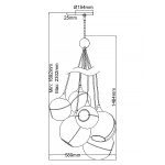 Подвесная люстра Hinkley Skye QN-SKYE-6P