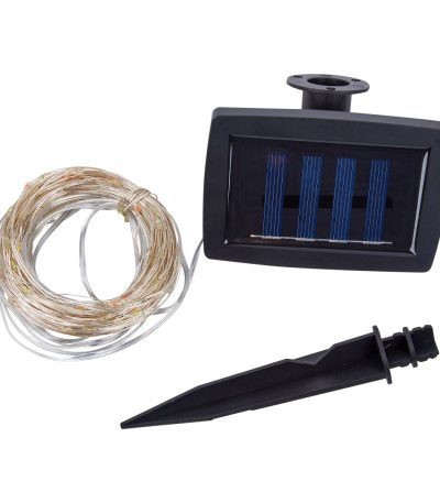 Садовая гирлянда на солнечной батарее Uniel USL-S-128/PT30000 MULTI DEW UL-00012695