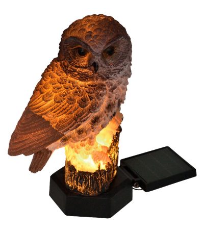 Садовый светильник на солнечной батарее Uniel USL-S-829/PM290 BROWN OWL UL-00011605