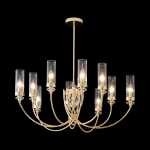 Люстра на штанге Crystal Lux SECRET SP10 GOLD Люстра на штанге Crystal Lux SECRET SP10 GOLD