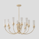 Люстра на штанге Crystal Lux SECRET SP10 GOLD Люстра на штанге Crystal Lux SECRET SP10 GOLD