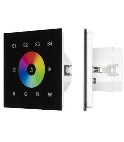 Сенсорная панель Arlight DALI-901-11-1G-4SC-RGBW-DT8-IN Black BUS/230V 037199