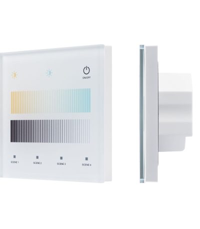 Сенсорная панель Arlight SMART-DALI-301-11-1G-4SC-MIX-IN White (BUS/24V, Touch, 2.4G) 046551