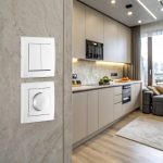 Выключатель двухклавишный Arte Milano SET06-1-30-2 silver