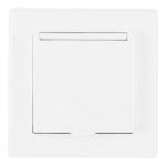 Комплект розетки с/з и шторками, защитной крышкой и рамкой Arte Milano SET06-1-41-1 white