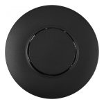 Выключатель круглый одноклавишный с рамкой Arte Milano SET08-1-30-1 black