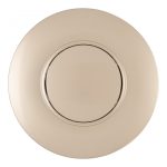 Выключатель круглый одноклавишный с рамкой Arte Milano SET08-1-30-1 shampan