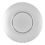 Выключатель круглый одноклавишный с рамкой Arte Milano SET08-1-30-1 silver