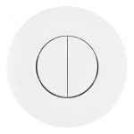 Выключатель круглый двухклавишный с рамкой Arte Milano SET08-1-30-2 white