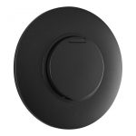 Розетка круглая с/з и шторками, защитной крышкой и рамкой Arte Milano SET08-1-41-1 black
