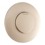 Розетка круглая с/з и шторками, защитной крышкой и рамкой Arte Milano SET08-1-41-1 shampan