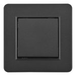 Выключатель одноклавишный Arte Milano SET16-1-30-1 black