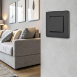 Выключатель одноклавишный Arte Milano SET16-1-30-1 black