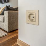 Комплект розетки с/з и шторками и рамкой Arte Milano SET16-1-40-1 shampan