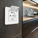 Комплект розетки с/з и шторками, защитной крышкой и рамкой Arte Milano SET16-1-41-1 white