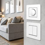 Диммер с рамкой Arte Milano SET16-1-48-1 white