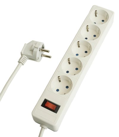 Сетевой фильтр 5-местный с/з Stekker Optima HM20-51-02 50092