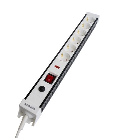 Сетевой фильтр 6-местный с/з Stekker Techno HM22-61-02 50150