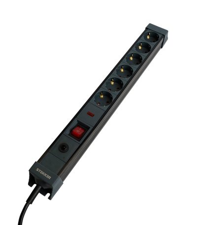 Сетевой фильтр 6-местный с/з Stekker Techno HM22-61-02 50159