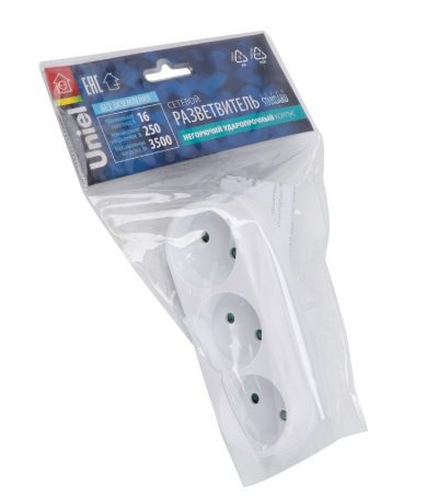 Сетевой разветвитель Uniel S-ES3-16O WHITE UL-00011231