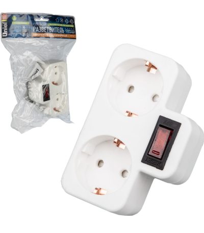 Сетевой разветвитель Uniel S-GES2-16PB WHITE UL-00011243