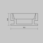 Алюминиевый встраиваемый профиль в пол Maytoni 636007