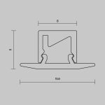 Алюминиевый профиль скрытого монтажа Maytoni Led Strip 636021